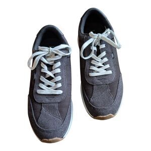 TOMS TRVL LITE Low 2.0 Sneakers Charcoal Grey Canvas Women's 8.5 Lightweight